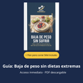 Guía: Bajá de peso sin dietas extremas