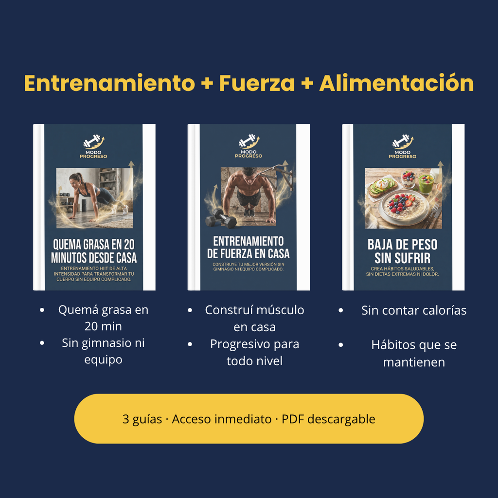 Pack completo: HIIT + Fuerza + Bajá de peso